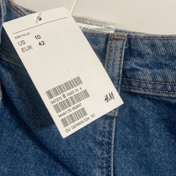 Cute little H&M denim above the knee Aline skirt NWT - Picture 6 of 6
